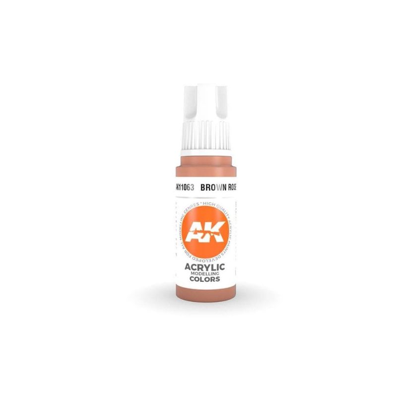 AK Interactive Brown Rose 3rd Gen Acrylic (17ml) AK-11063