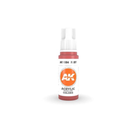 AK Interactive Ruby 3rd Gen Acrylic (17ml) AK-11084 AK Interactive Ruby 3rd Gen Acrylic (17ml) AK-11084