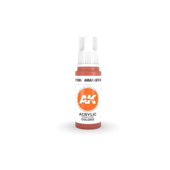 AK Interactive Amaranth Red 3rd Gen Acrylic (17ml) AK-11086 AK Interactive Amaranth Red 3rd Gen Acrylic (17ml) AK-11086