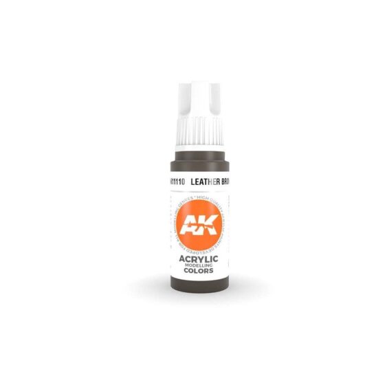 AK Interactive Leather Brown 3rd Gen Acrylic AK-11110 AK Interactive Leather Brown 3rd Gen Acrylic AK-11110