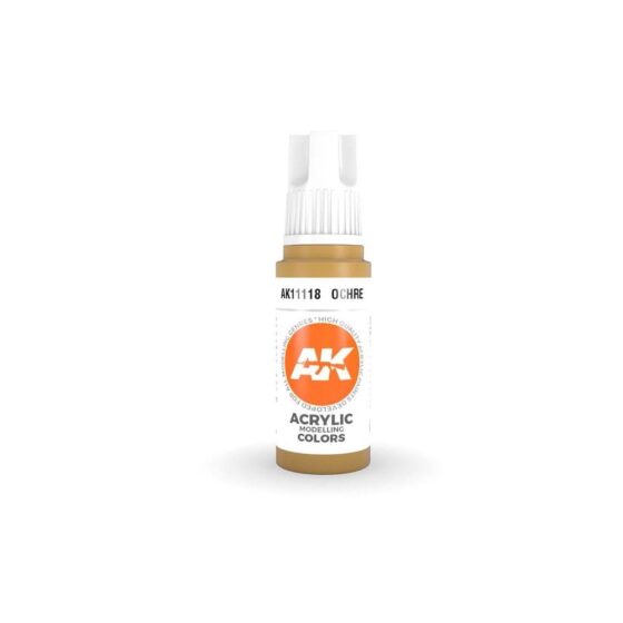 AK Interactive Ocher 3rd Gen Acrylic (17ml) AK-11118 AK Interactive Ocher 3rd Gen Acrylic (17ml) AK-11118