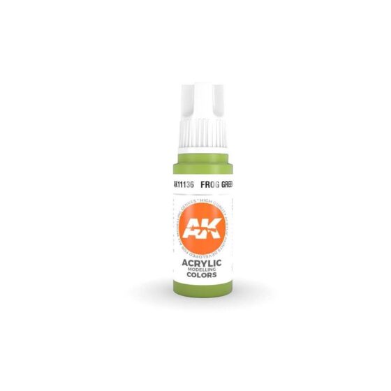AK Interactive Frog Green 3rd Gen Acrylic (17ml) AK-11136 AK Interactive Frog Green 3rd Gen Acrylic (17ml) AK-11136