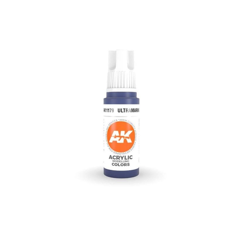 AK Interactive Ultramarine 3rd Gen Acrylic (17ml) AK-11179