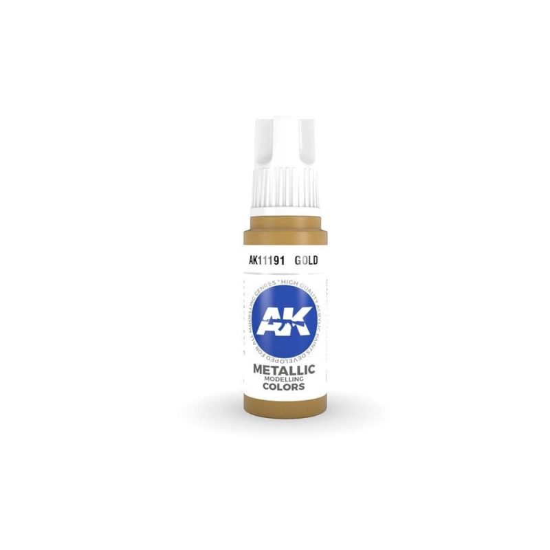 AK Interactive Gold 3rd Gen Acrylic (17ml) AK-11191
