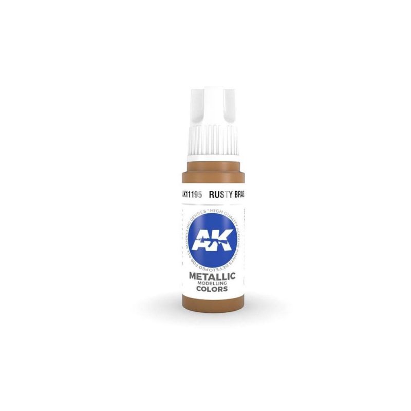 AK Interactive Rusty Brass 3rd Gen Acrylic (17ml) AK-11195