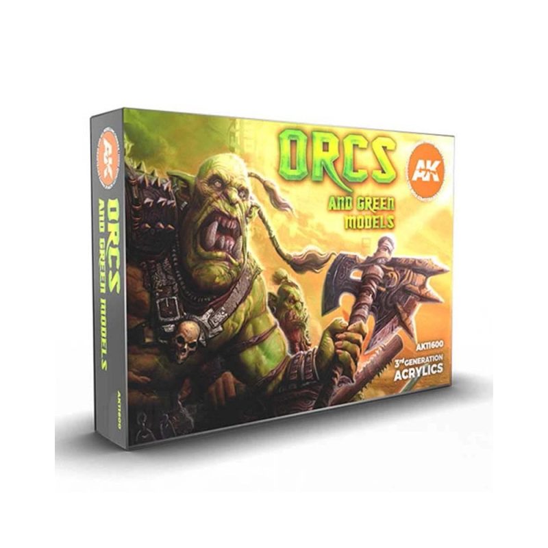 AK Interactive Orcs And Green Creatures 3rd Gen Acrylic Set AK-11600