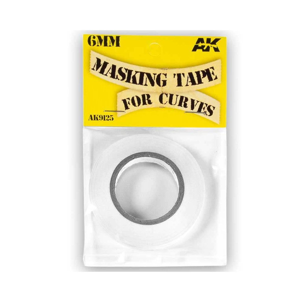 AK Interactive AK9125 6mm Masking Tape For Curves
