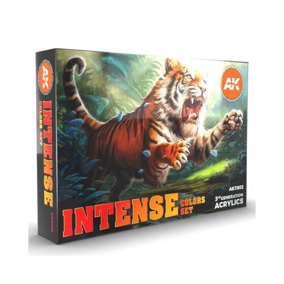 AK Interactive Intense Colors 3rd Gen Acrylic Set AK-11612 AK Interactive Intense Colors 3rd Gen Acrylic Set AK-11612