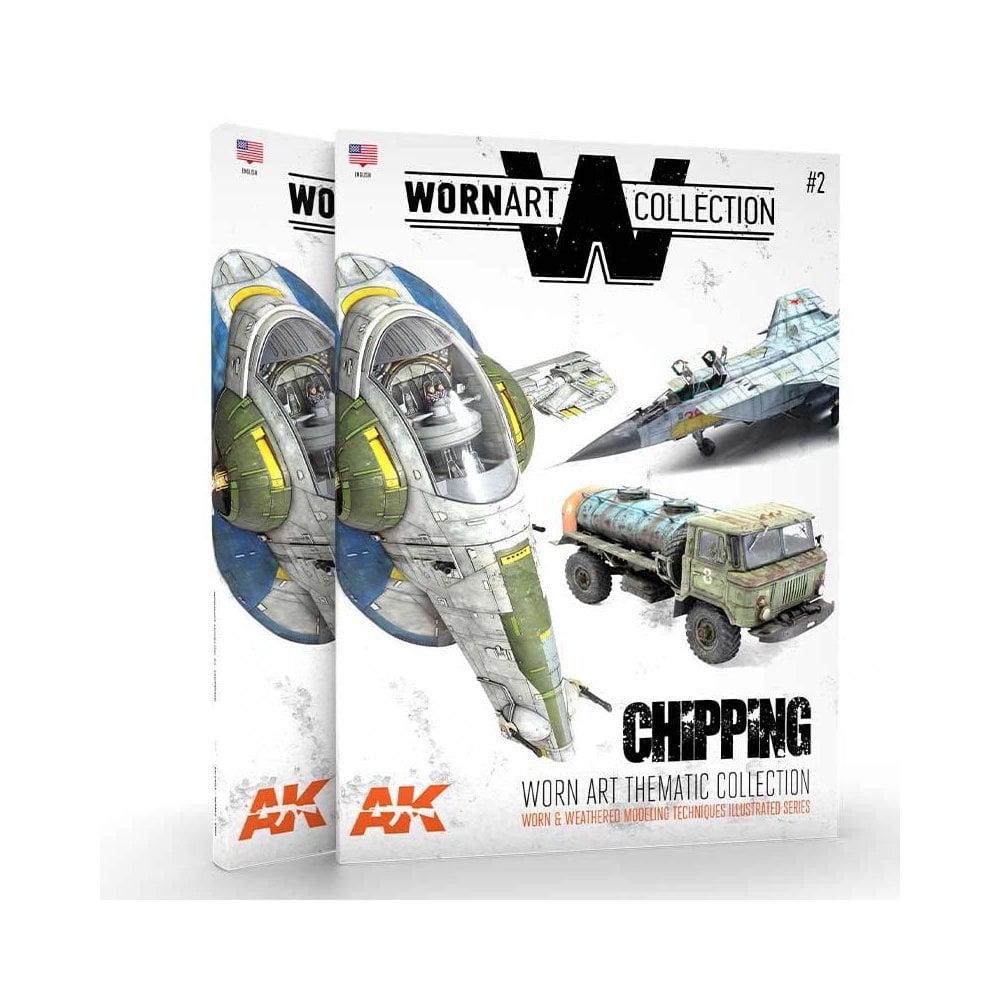 AK Interactive Worn Art Collection Book No.2 Chipping AK-4903 AK Interactive Worn Art Collection Book No.2 Chipping AK-4903