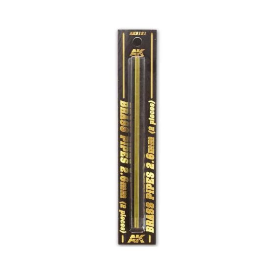 AK Interactive Brass Tube 2.6mm (2X) AK-9121