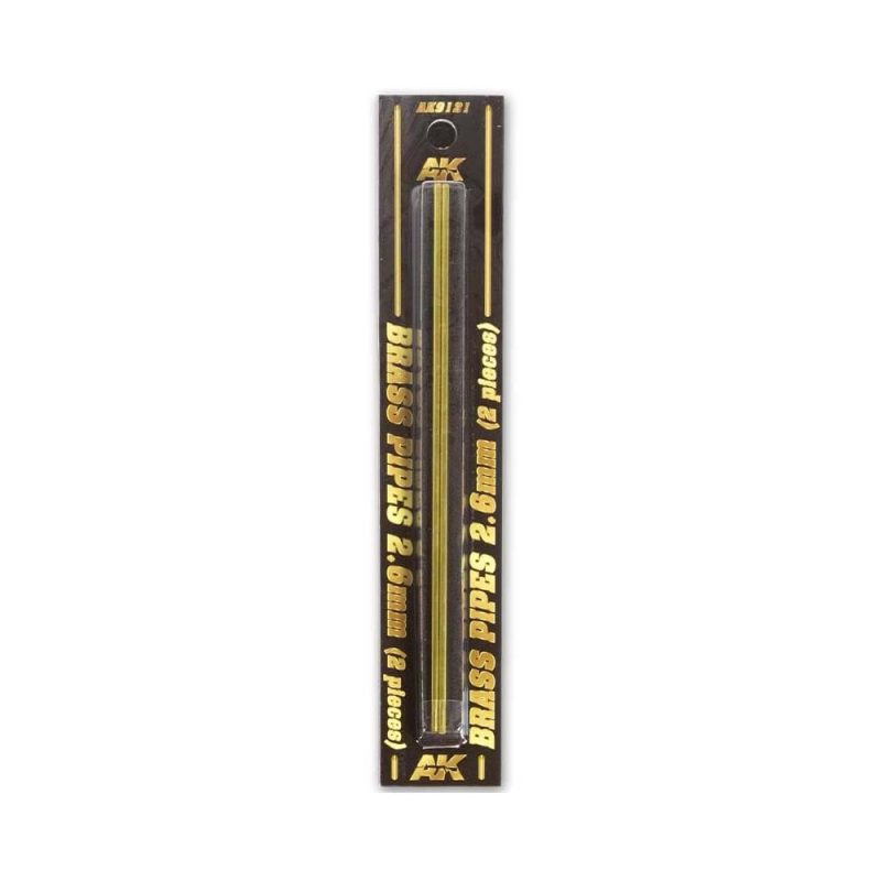 AK Interactive Brass Tube 2.6mm (2X) AK-9121