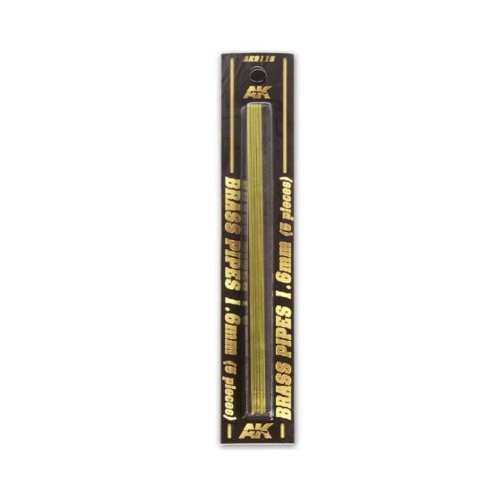 AK Interactive Brass Tube 1.6mm (5pk) AK-9115
