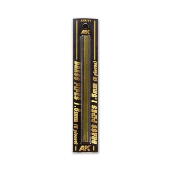 AK Interactive Brass Tube 1.5mm (5pk) AK-9114