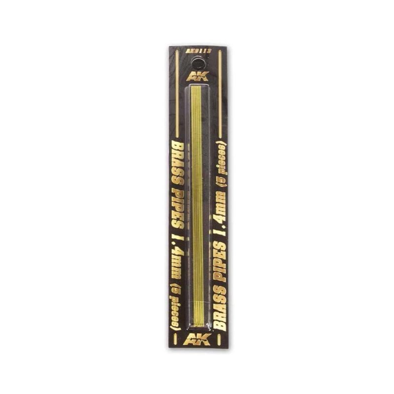 AK Interactive Brass Tube 1.4mm (5pk) AK-9113