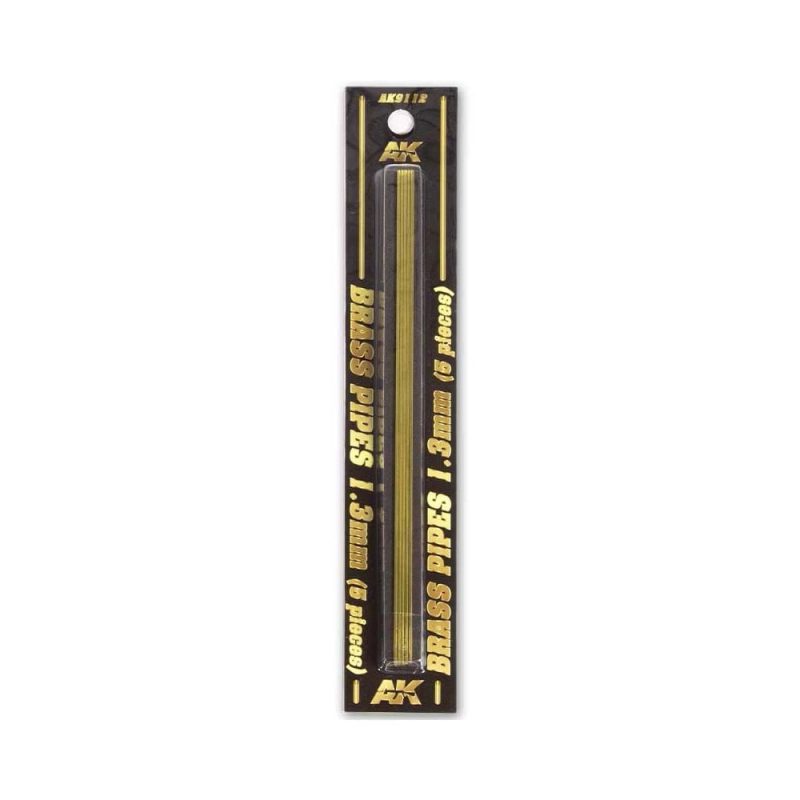AK Interactive Brass Tube 1.3mm (5pk) AK-9112
