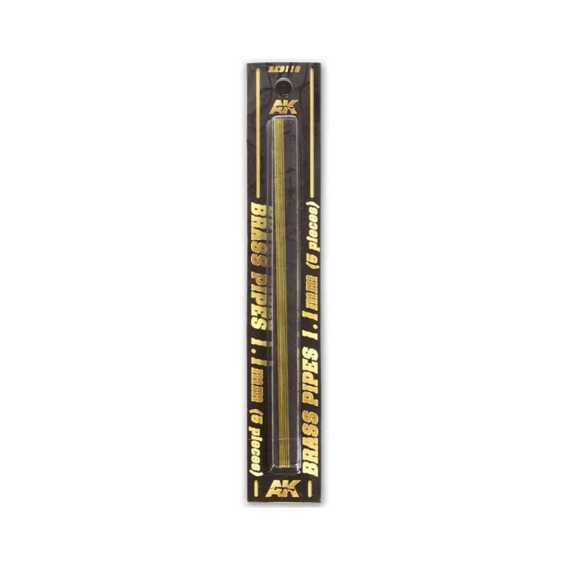 AK Interactive Brass Tube 1.1mm (5pk) AK-9110