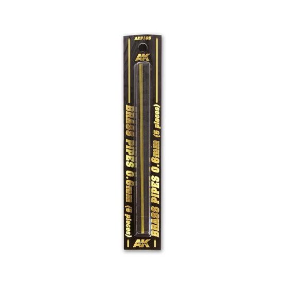 AK Interactive Brass Tube 0.6mm (5pk) AK-9105