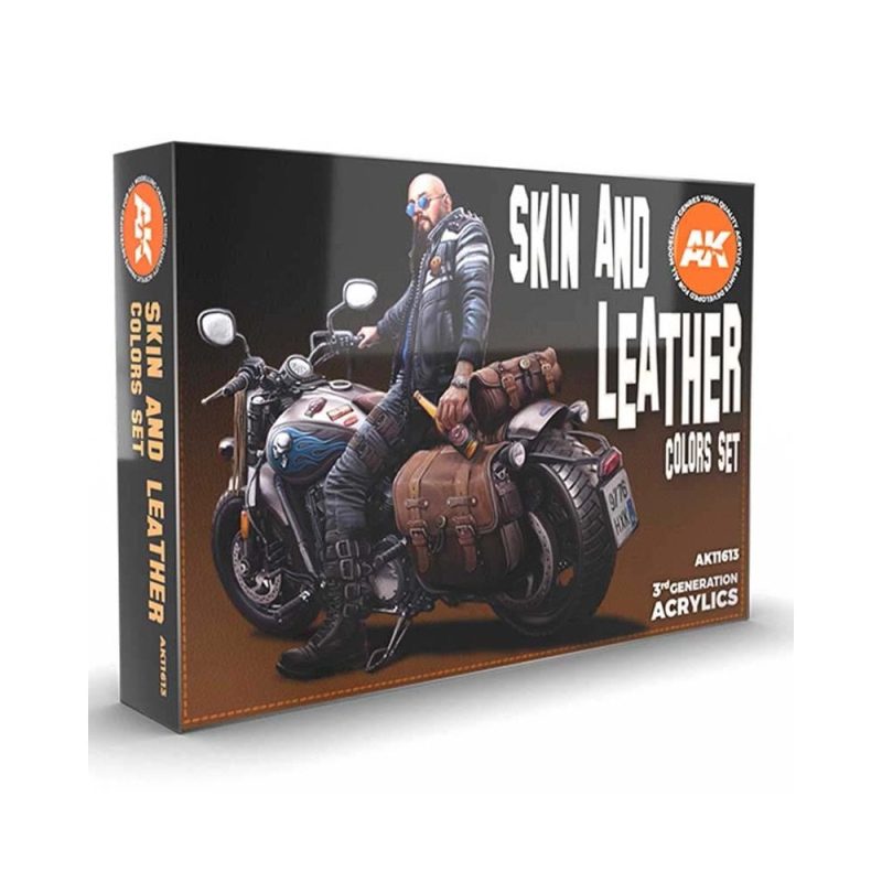 AK Interactive Skin And Leather Colors Set AK-11613