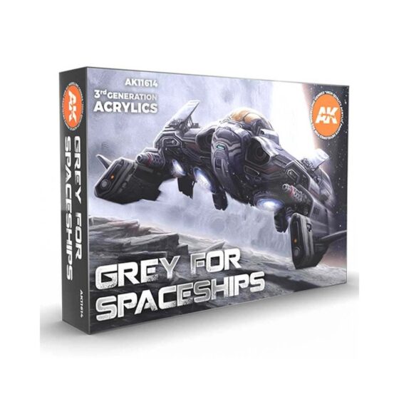 AK Interactive Grey For Spaceships Set AK-11614 AK Interactive Grey For Spaceships Set AK-11614