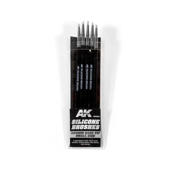 AK Interactive Silicone Brushes Medium Hard Tip Small AK-9085 AK Interactive Silicone Brushes Medium Hard Tip Small AK-9085