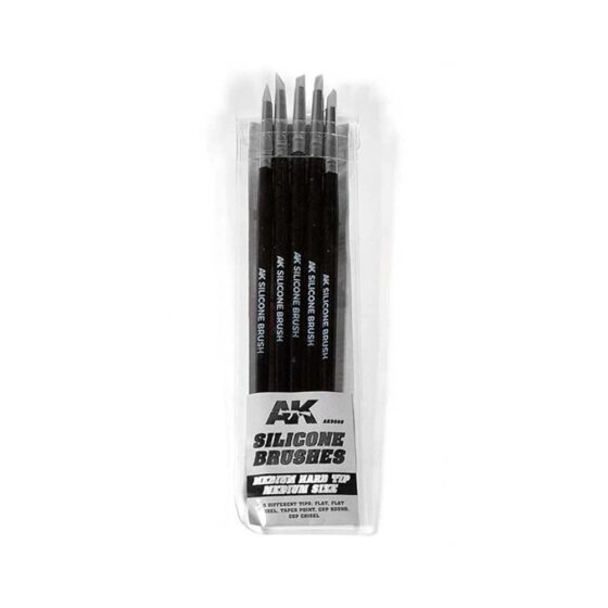 AK Interactive Silicone Brushes Medium Hard Tip Medium AK-9086 AK Interactive Silicone Brushes Medium Hard Tip Medium AK-9086
