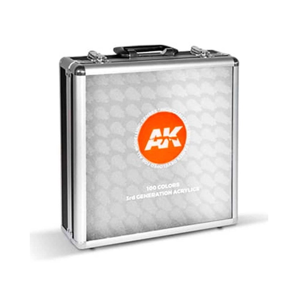 AK Interactive AK Briefcase With 100 3rd Gen Colours AK-11702 AK Interactive AK Briefcase With 100 3rd Gen Colours AK-11702