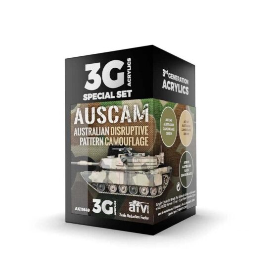 AK Interactive Auscam Colors Set AFV Set AK-11649 AK Interactive Auscam Colors Set AFV Set AK-11649