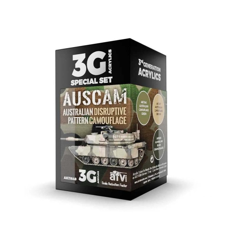 AK Interactive Auscam Colors Set AFV Set AK-11649