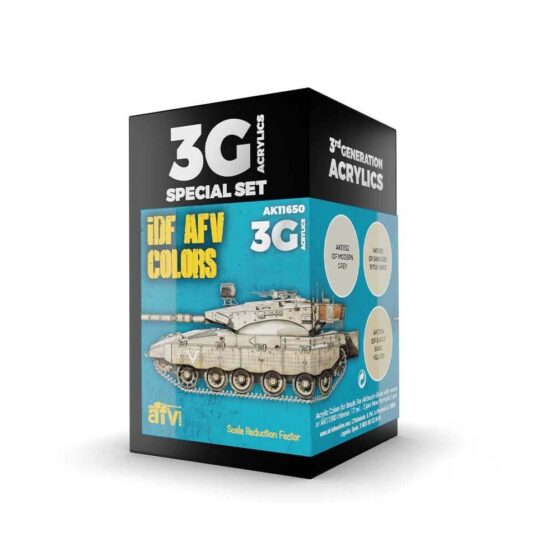 AK Interactive IDF AFV Color Combos AFV Set AK-11650 AK Interactive IDF AFV Color Combos AFV Set AK-11650