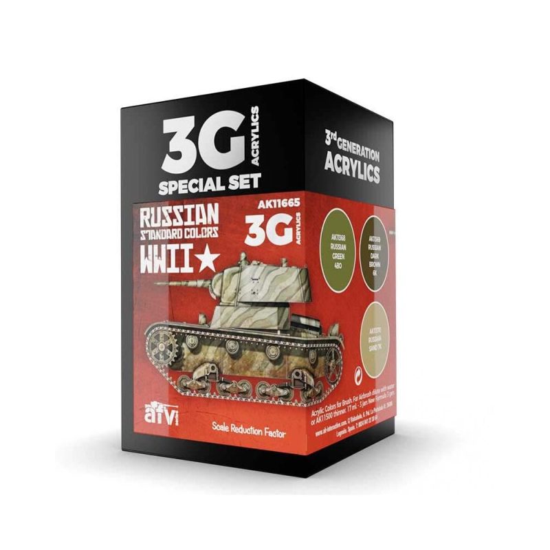 AK Interactive Russian Standard WWII Combo AFV Set AK-11665