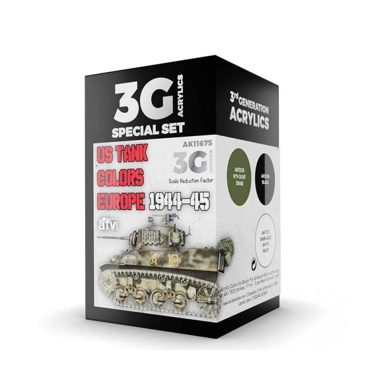 AK Interactive US Tank Colors Europe 1944-45 AFV Set AK-11675