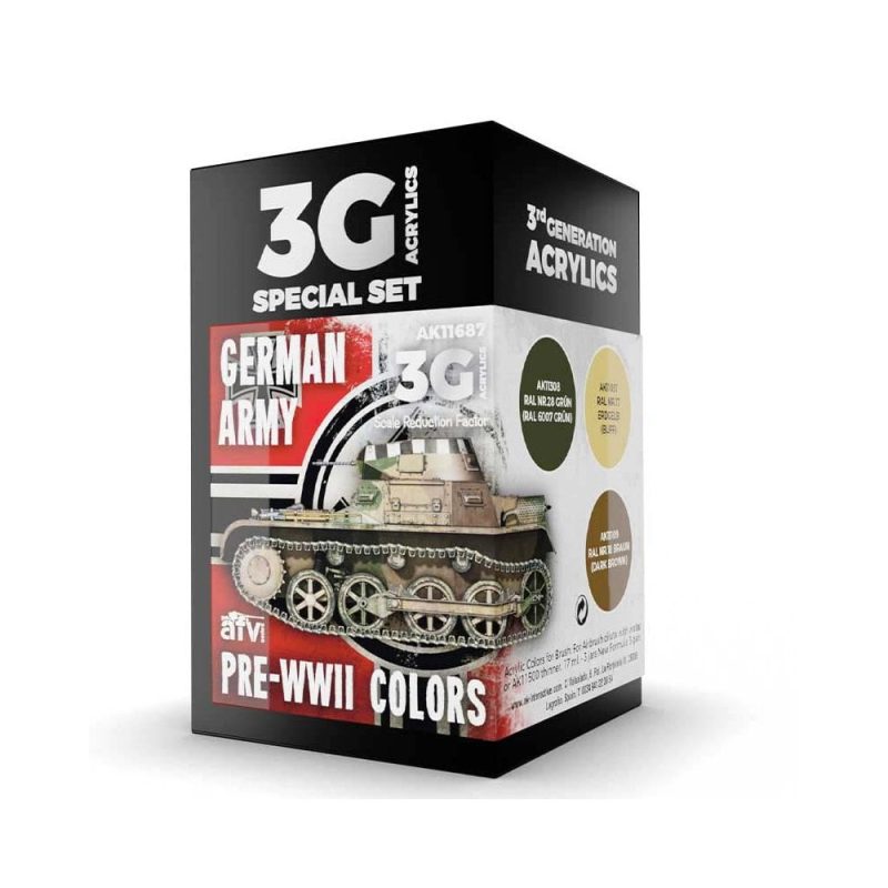 AK Interactive German Army Pre-WWII Colors AFV Set AK-11687