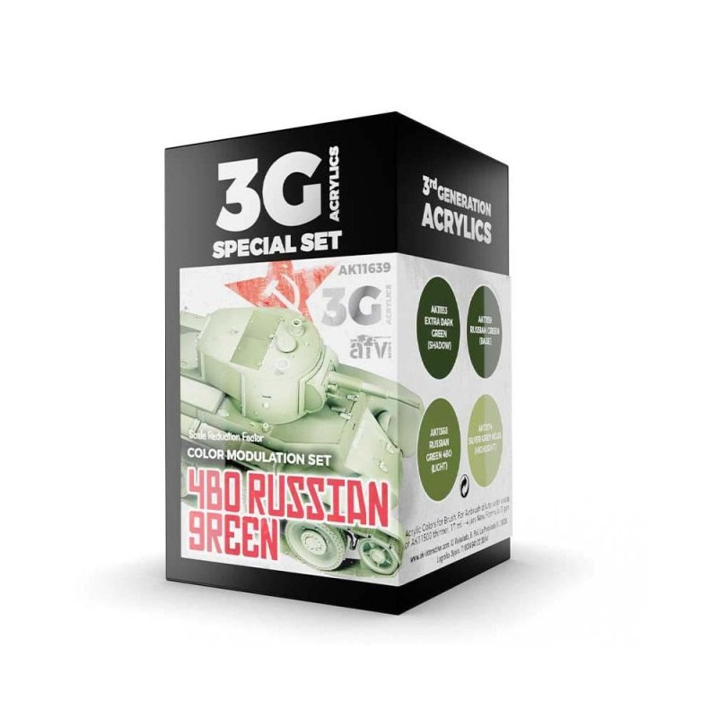 AK Interactive Modulation 4Bo Russian Green AFV Set AK-11639