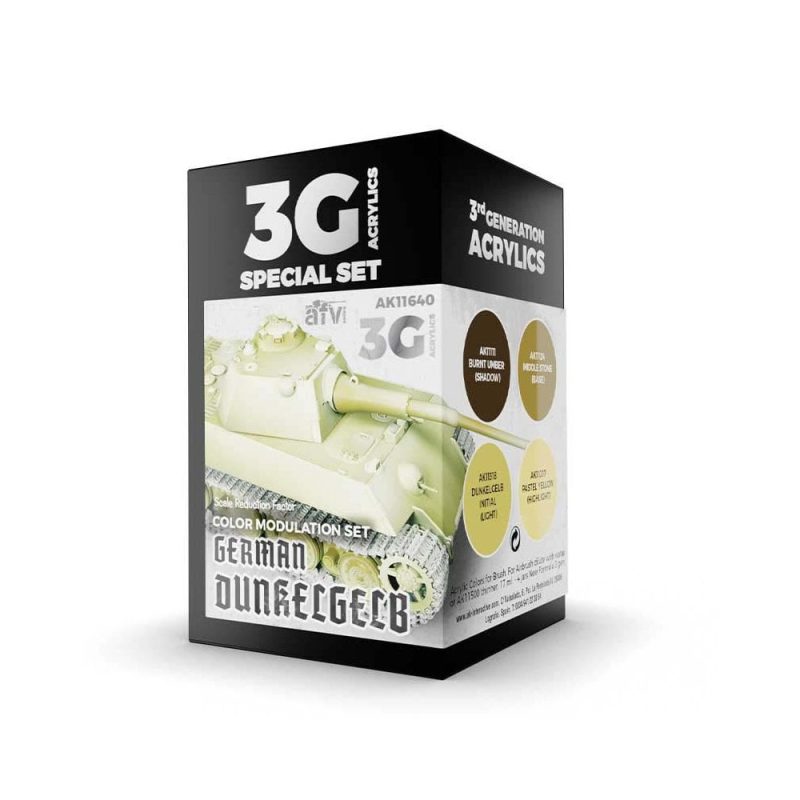 AK Interactive Modulation German Dunkelgelb AFV Set AK-11640