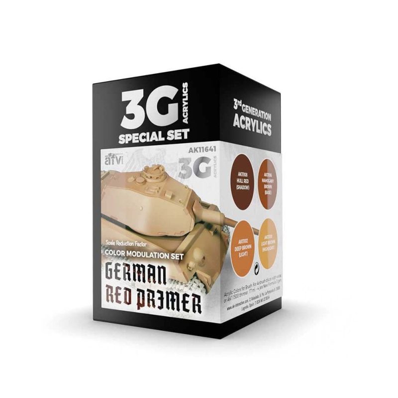 AK Interactive Modulation German Red Primer AFV Set AK-11641
