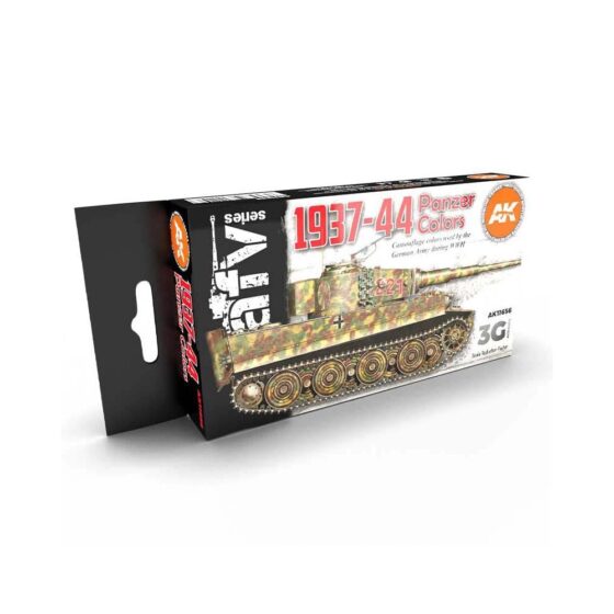 AK Interactive German War Colors 37-44 AFV Set AK-11656 AK Interactive German War Colors 37-44 AFV Set AK-11656