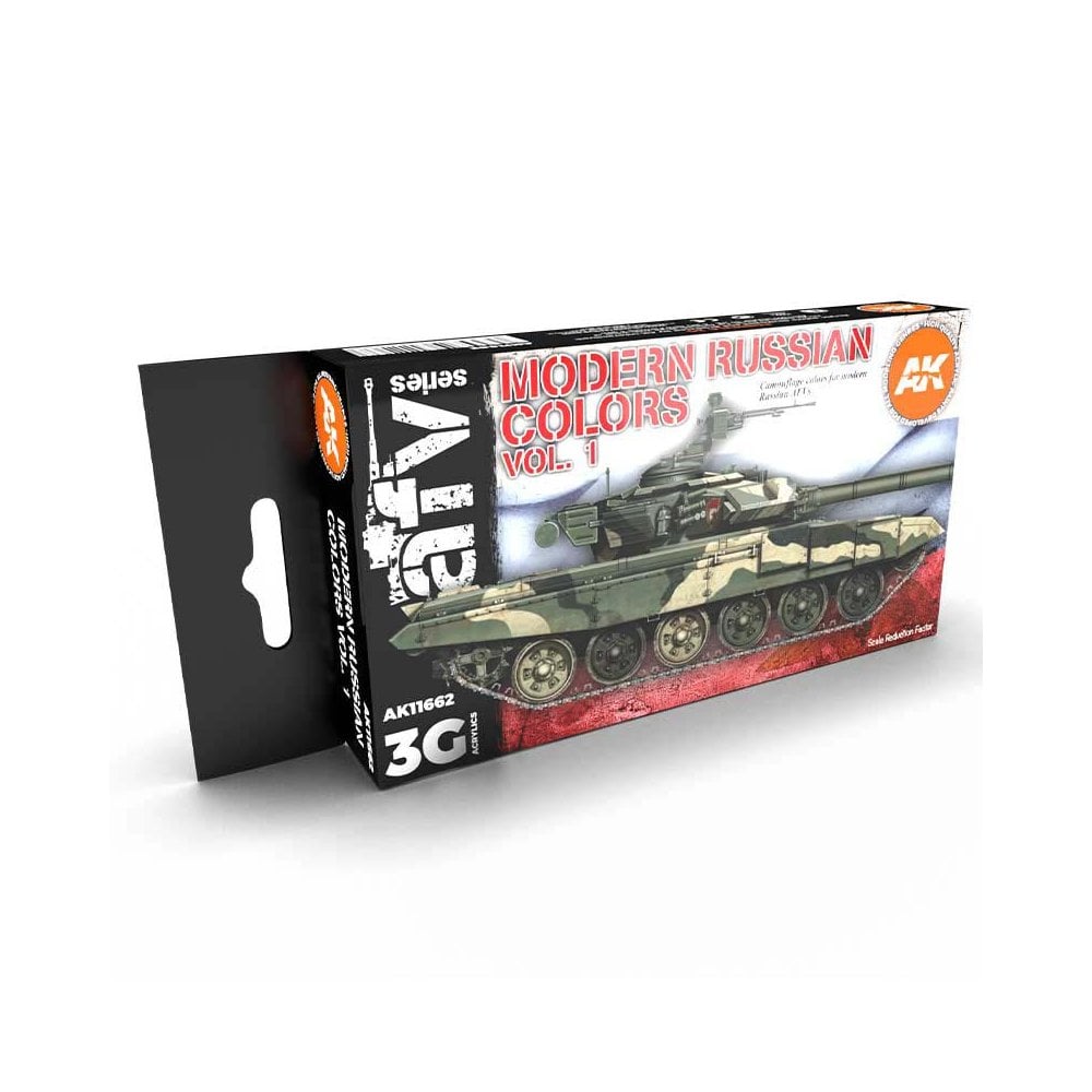 AK Interactive Modern Russian Colours Vol 1 AFV Set AK-11662 AK Interactive Modern Russian Colours Vol 1 AFV Set AK-11662