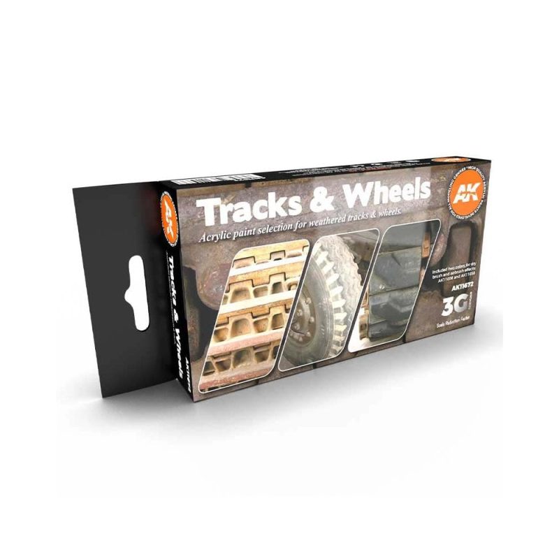AK Interactive Tracks And Wheels AFV Set AK-11672