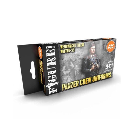AK Interactive Panzer Crew Black Uniforms Set Figure Set AK-11622 AK Interactive Panzer Crew Black Uniforms Set Figure Set AK-11622