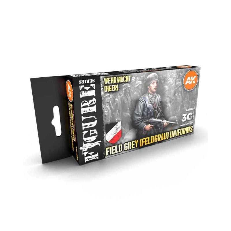 AK Interactive German Field Grey Uniforms Figure Set AK-11627