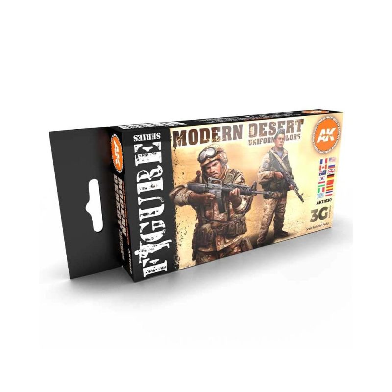 AK Interactive Modern Desert Uniform Colors Figure Set AK-11630