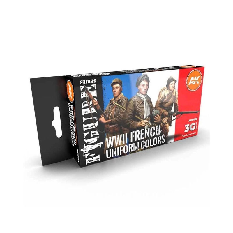 AK Interactive French Uniform Colors Figure Set AK-11633