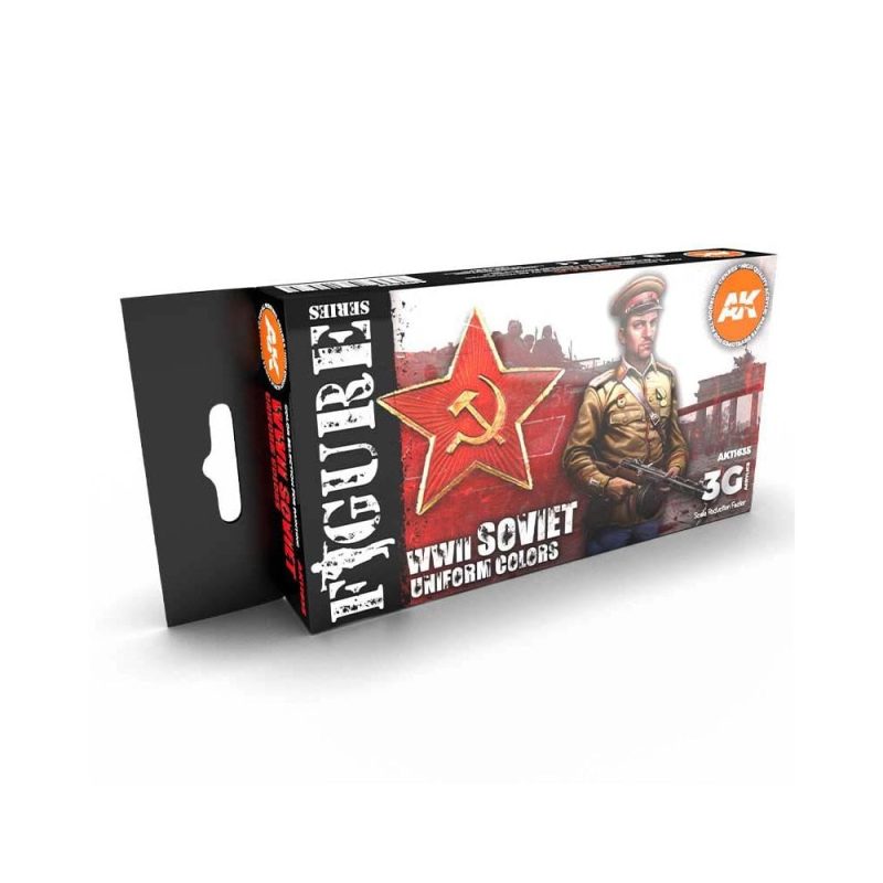 AK Interactive Soviet WWII Uniform Colors Figure Set AK-11635