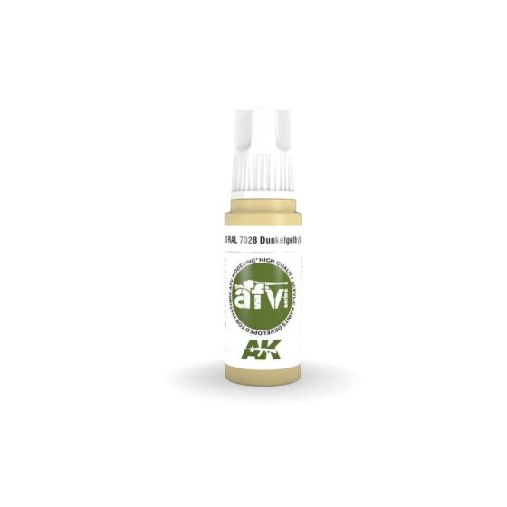 AK Interactive Ral 7028 Dunkelgelb (Variant) AFV (17ml) AK-11320 AK Interactive Ral 7028 Dunkelgelb (Variant) AFV (17ml) AK-11320