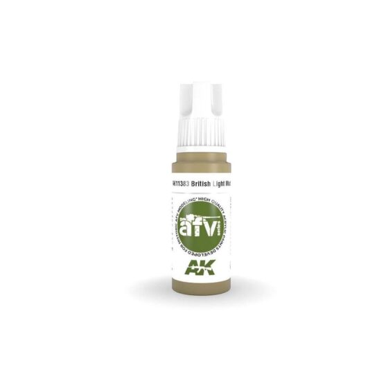 AK Interactive British Light Mud AFV (17ml) AK-11383 AK Interactive British Light Mud AFV (17ml) AK-11383