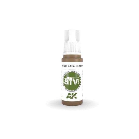 AK Interactive S.C.C. No.2 Brown AFV (17ml) AK-11385 AK Interactive S.C.C. No.2 Brown AFV (17ml) AK-11385