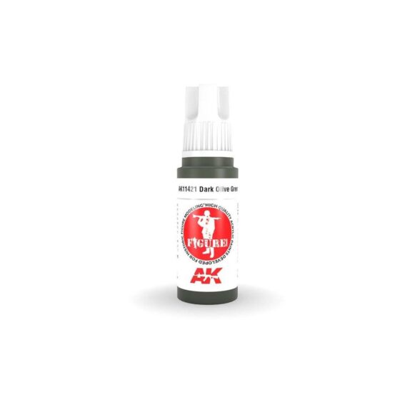 AK Interactive Dark olive Green Figure Paint (17ml) AK-11421 AK Interactive Dark olive Green Figure Paint (17ml) AK-11421