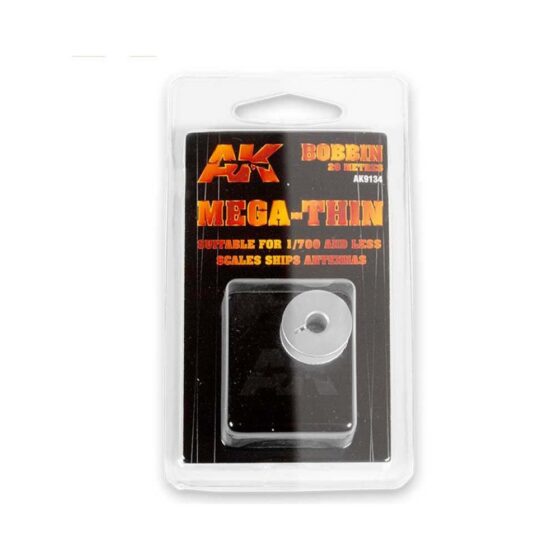AK Interactive Elastic Rigging Bobbin Mega-Thin AK-9134 AK Interactive Elastic Rigging Bobbin Mega-Thin AK-9134