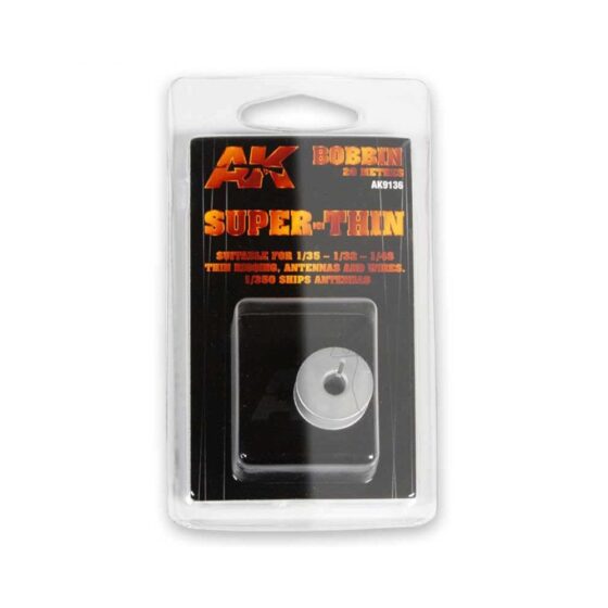 AK Interactive Elastic Rigging Bobbin Super-Thin AK-9136 AK Interactive Elastic Rigging Bobbin Super-Thin AK-9136