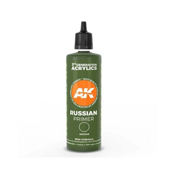 AK Interactive Russian Green Surface Primer 3rd Gen (100ml) AK-11246 AK Interactive Russian Green Surface Primer 3rd Gen (100ml) AK-11246